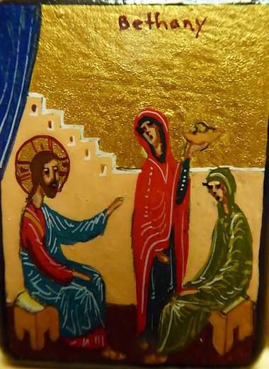 Jesus besucht Martha und Maria