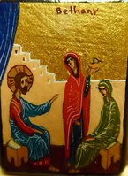 Jesus besucht Martha und Maria