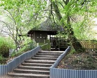 Blick auf den Spielplatz