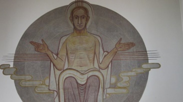 Fresko im Altarraum