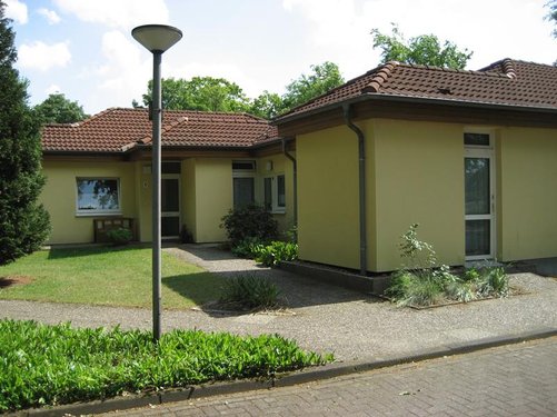 Ansicht auf Bungalows