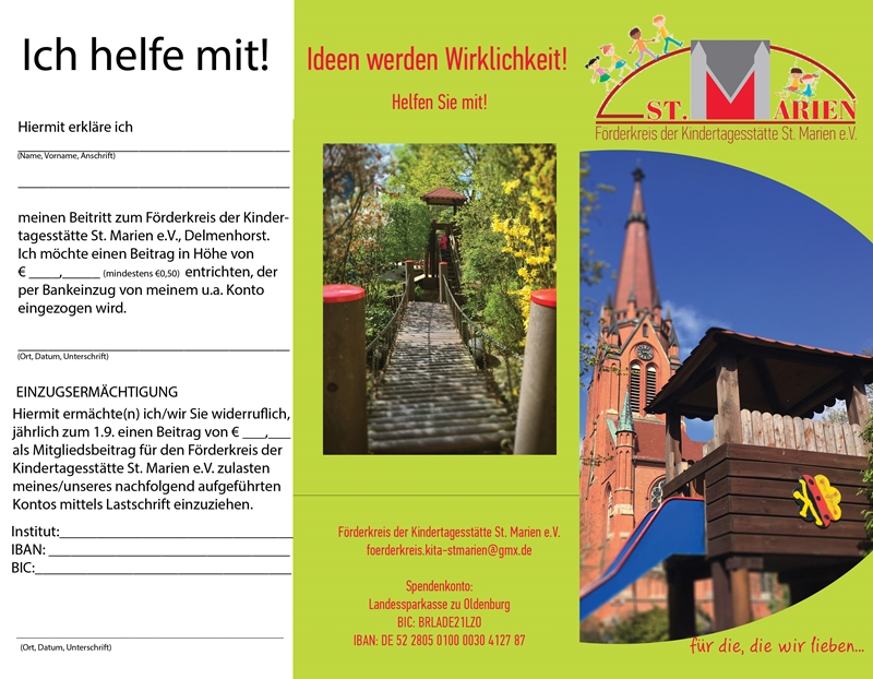 Flyer Förderkreis